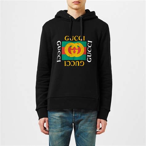 fake gucci pullover|oversize sweatshirt with Gucci print.